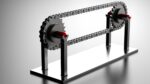 TRANSMISSION CHAIN AND GEAR ASSEMBLY - STANDARD ROLLER - ANSI 60