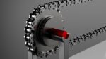 TRANSMISSION CHAIN AND GEAR ASSEMBLY - STANDARD ROLLER - ANSI 60