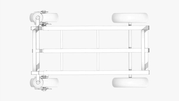 Transport cart expandable