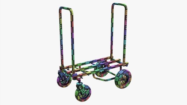 Transport cart expandable
