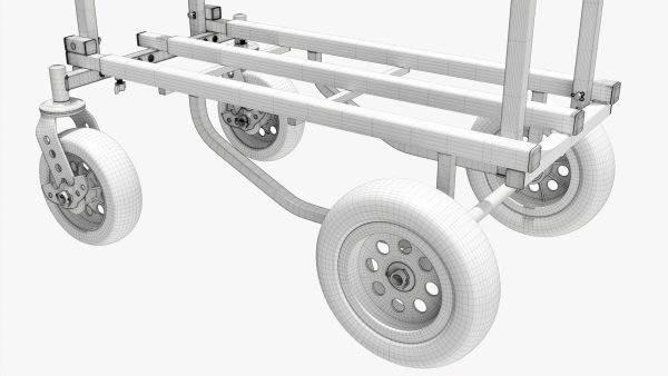 Transport cart expandable