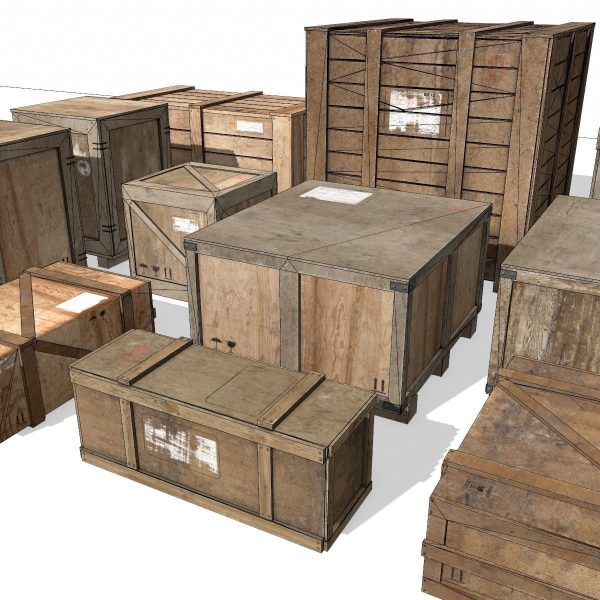 Transport crates Pack 2 PBR