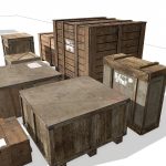 Transport crates Pack 2 PBR