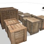 Transport crates Pack 2 PBR