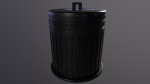 Trash Can - Game Ready - Low Poly PBR 3D Model