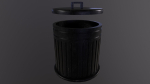 Trash Can - Game Ready - Low Poly PBR 3D Model