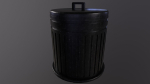Trash Can - Game Ready - Low Poly PBR 3D Model