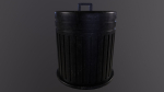 Trash Can - Game Ready - Low Poly PBR 3D Model