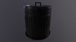 Trash Can - Game Ready - Low Poly PBR 3D Model