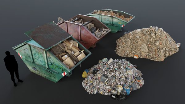 Trash Kit - 3D AssetKit
