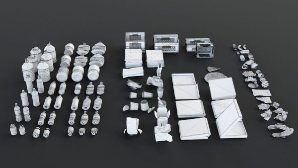 Trash Kit - 3D AssetKit
