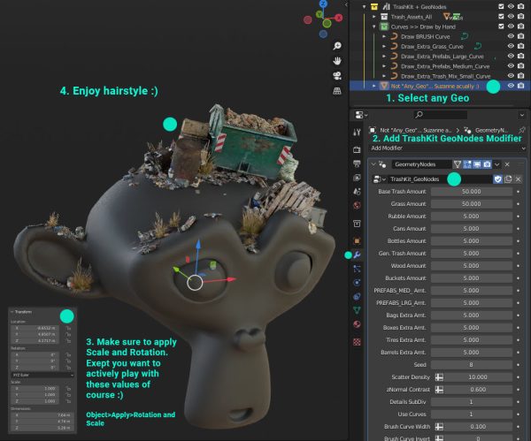 Trash Kit - 3D AssetKit