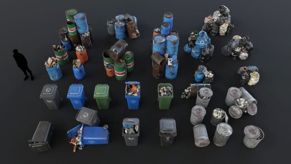 Trash Kit - 3D AssetKit