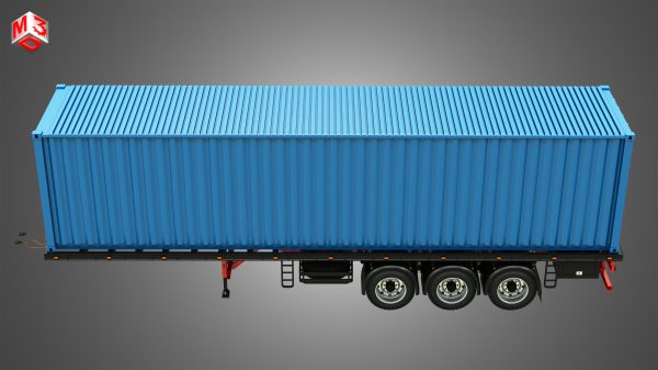 Tri-Axle Container Trailer