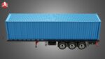 Tri-Axle Container Trailer