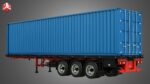 Tri-Axle Container Trailer