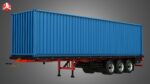 Tri-Axle Container Trailer