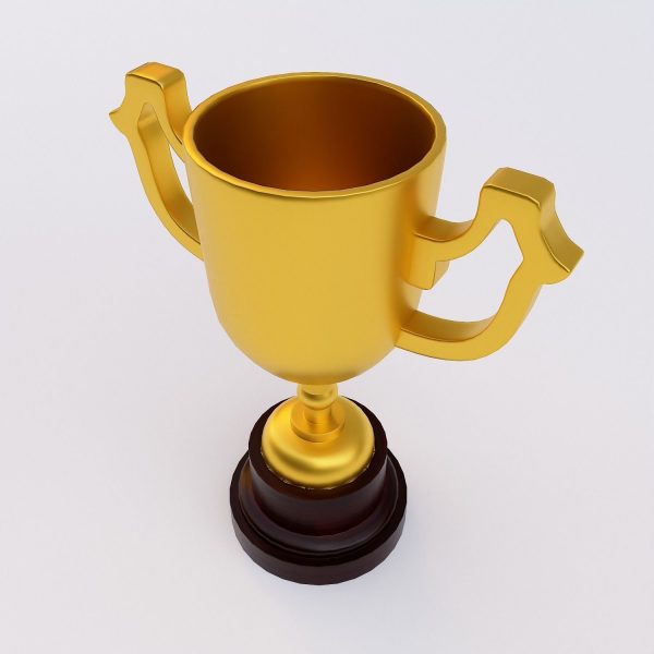 Trophy 3dmodel golden cup