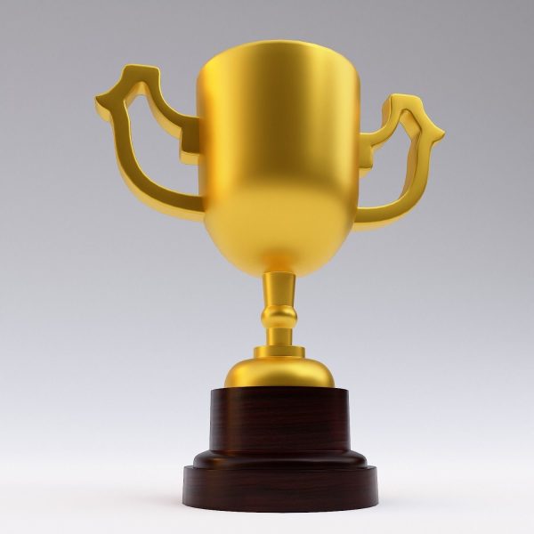 Trophy 3dmodel golden cup