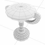 Trophy award 3dmodel