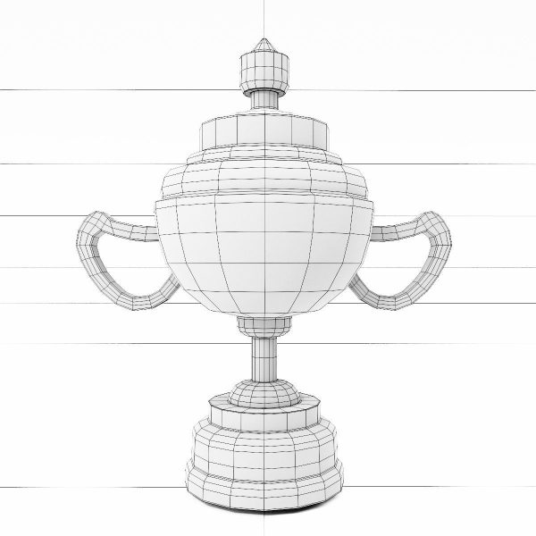 Trophy award 3dmodel