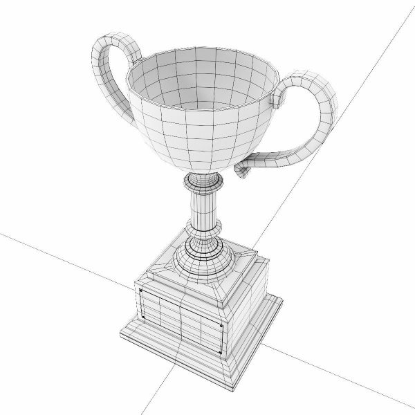 Trophy award 3dmodel