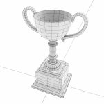 Trophy award 3dmodel