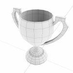 Trophy award cup 3dmodel