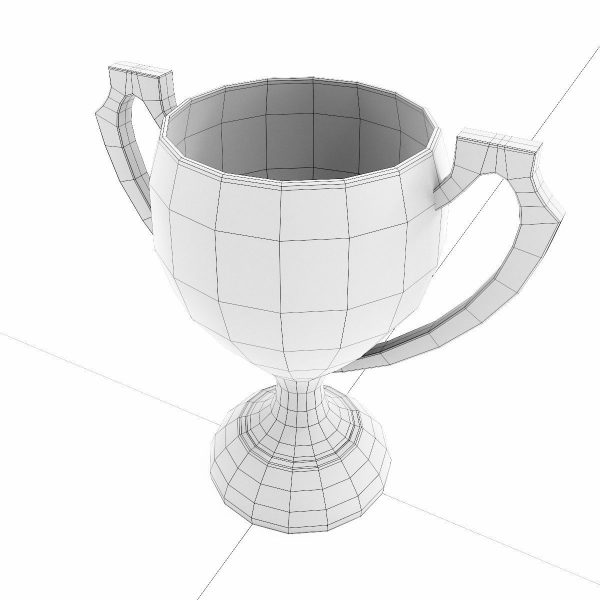 Trophy award cup 3dmodel