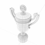 Trophy award cup 3dmodel