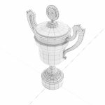 Trophy award cup 3dmodel
