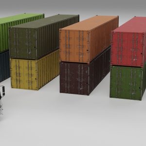 truck-and-containers-3d-model-low-poly-rigged-obj-fbx-stl-blend-dae-abc