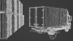 truck and containers