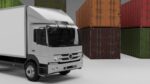 truck and containers
