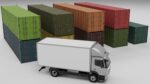 truck and containers