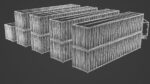 truck and containers