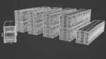 truck and containers