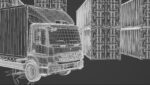 truck and containers