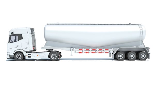 Truck with Tank Trailer