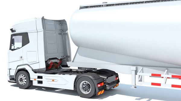 Truck with Tank Trailer