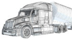 Truck with Tank Trailer