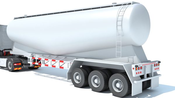 Truck with Tank Trailer