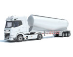 Truck with Tank Trailer