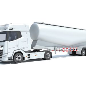 Truck with Tank Trailer