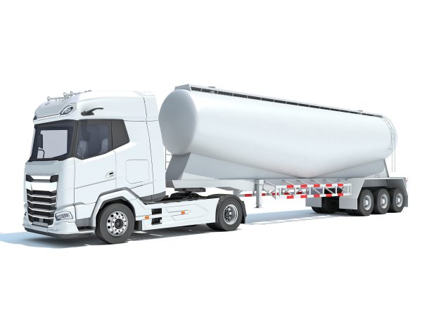 Truck with Tank Trailer