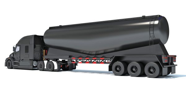Truck with Tank Trailer
