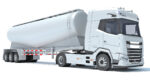 Truck with Tank Trailer