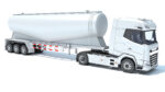 Truck with Tank Trailer
