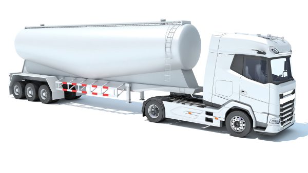 Truck with Tank Trailer