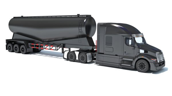 Truck with Tank Trailer